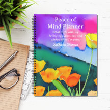 Estate Planning Peace of Mind End of Life Planner