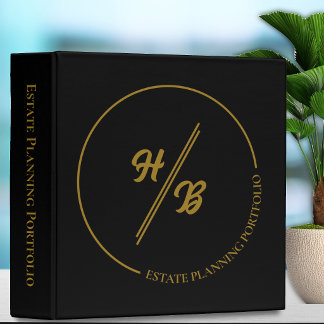 Estate Planning Portfolio - Black Binder
