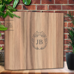Estate Planning Portfolio - Wood Grain Binder