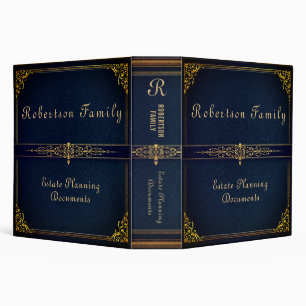 Estate Planning Wills Financial Binder
