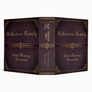 Estate Planning Wills Financial Binder