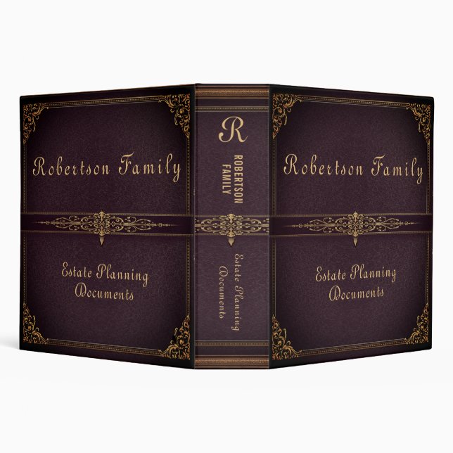 Estate Planning Wills Financial Binder (Background)
