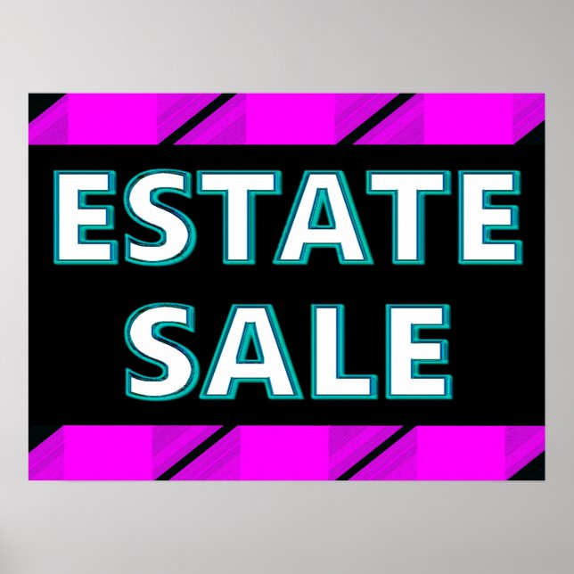 Estate Sale Poster (Front)