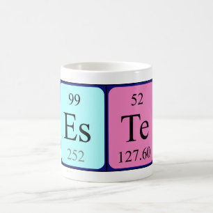 Este periodic table name mug