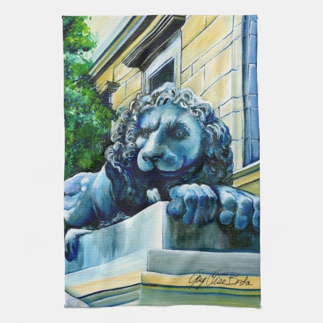 Esteemed Feline Kitchen Towel (Vertical)