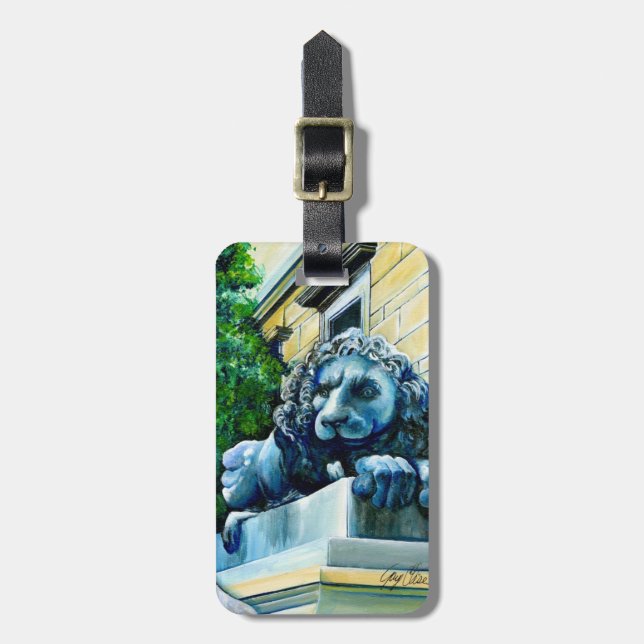 Esteemed Feline Luggage Tag (Front Vertical)