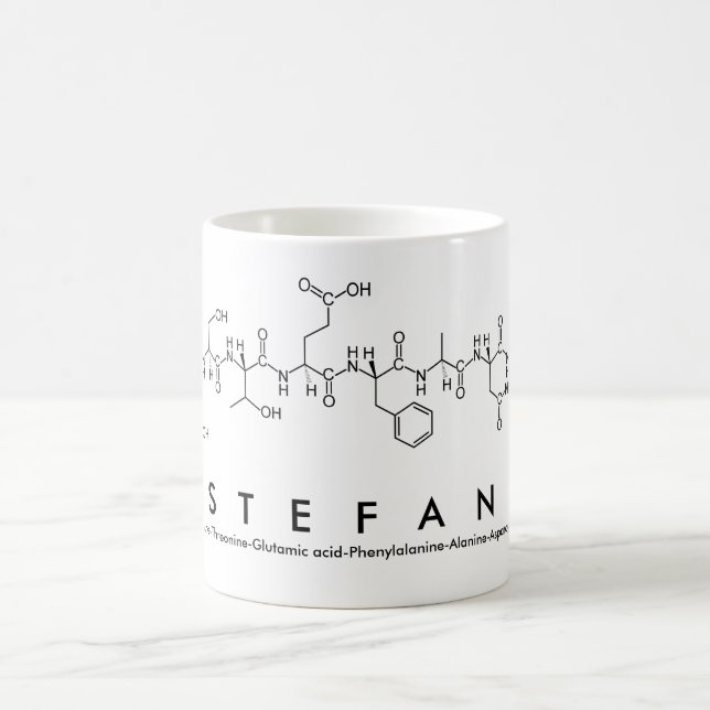 Estefania peptide name mug (Center)