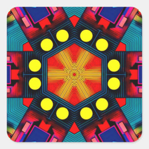 Estelar 284 square sticker