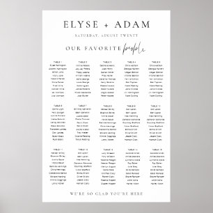 Estelle Modern Minimal 15 Poster de table