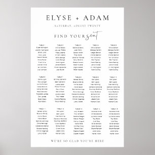 Estelle Modern Minimal 15 Poster de table