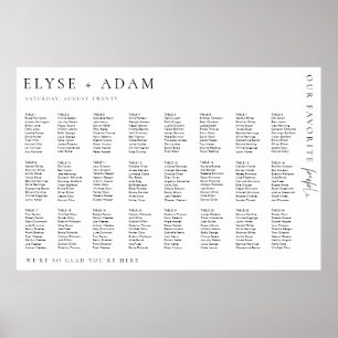 Estelle Modern Minimal 24 Poster de table