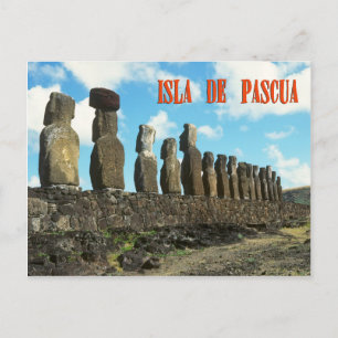 Ester island (Isla de Pascua) Postcard