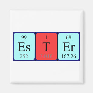 Ester periodic table name magnet