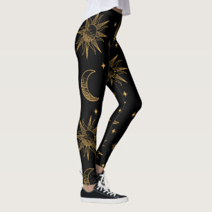 Esterilla De Yoga Sun, moon and stars- celestial Leggings