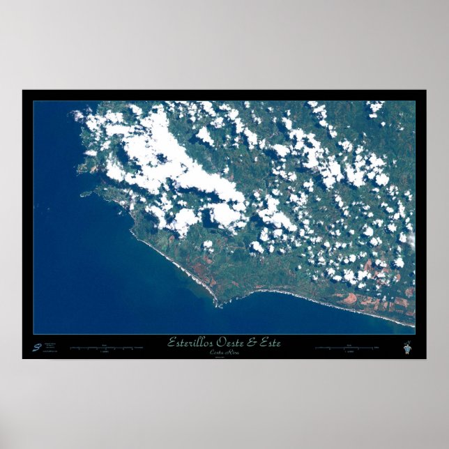 Esterillos Oeste, Costa Rica satellite poster (Front)