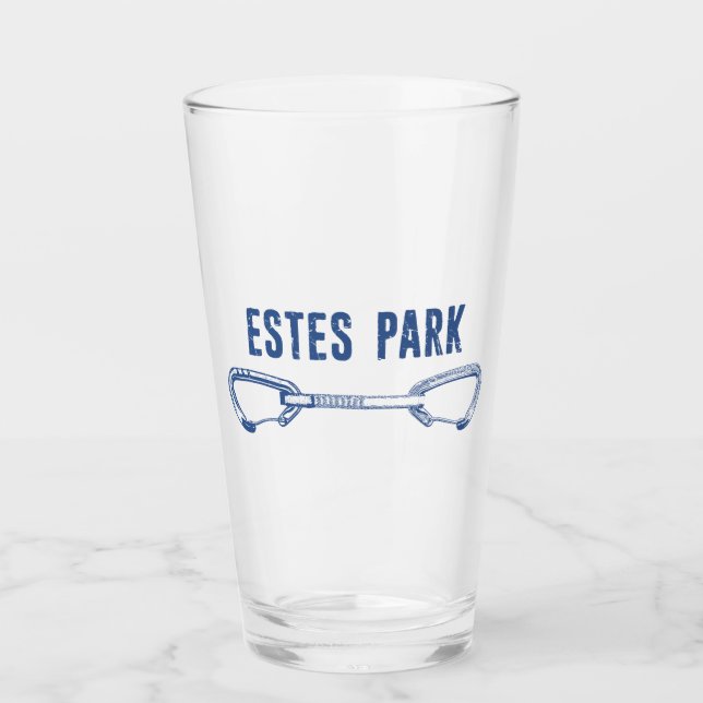 Estes Park Climbing Quickdraw Glass (Front)