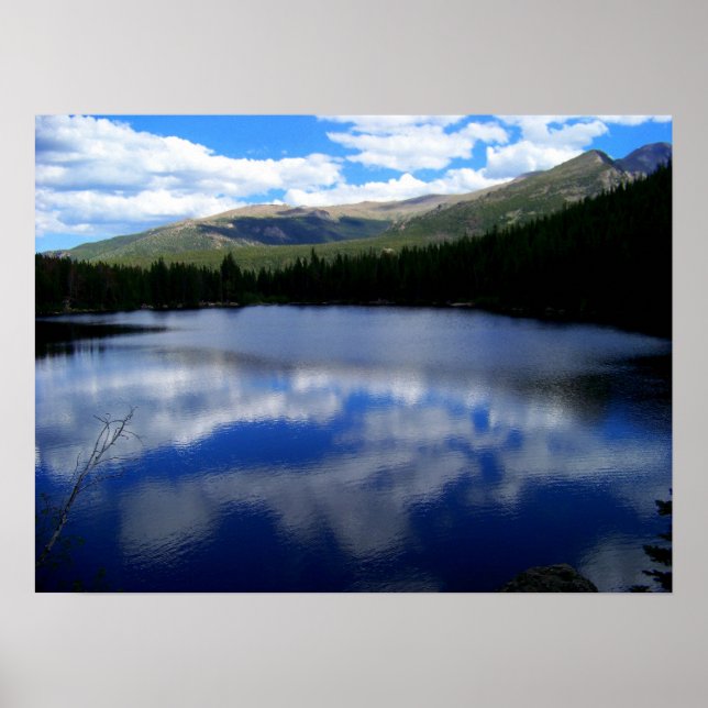 Estes Park, CO Reflection Poster (Front)