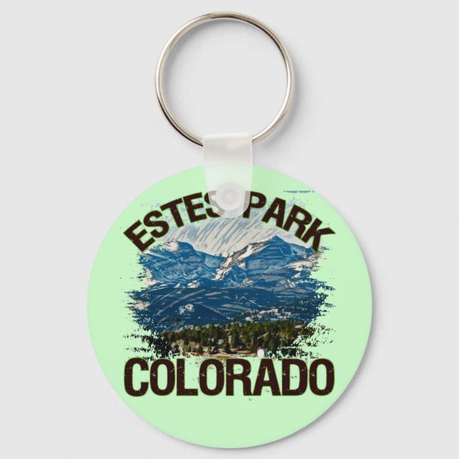 Estes Park, Colorado Keychain (Front)