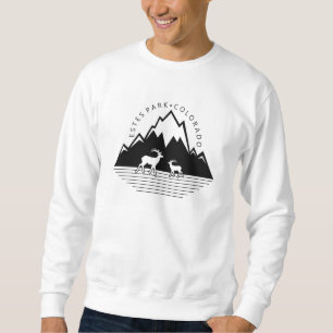 Estes Park Colorado simple moose mens shirt