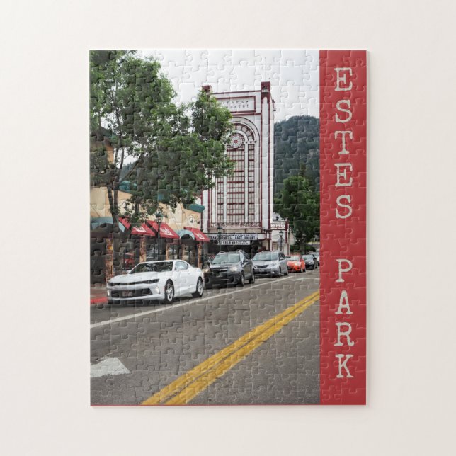 Estes Park Colorado Theatre Puzzle (Vertical)