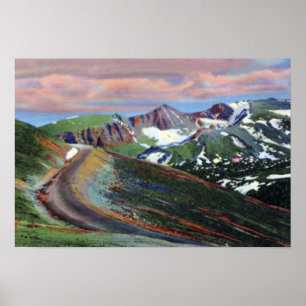 Estes Park Colorado Trail Ridge Rd Highest Point Poster