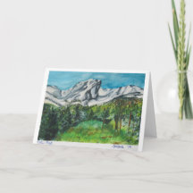 Estes Park Rocky Mountains Greeting Card