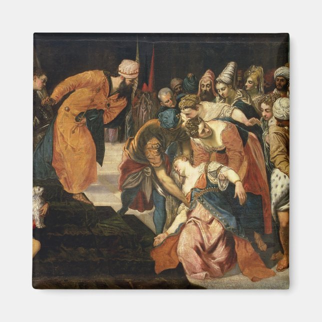 Esther before Ahasuerus, 1548 Magnet (Front)