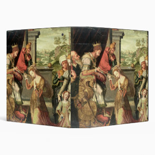 Esther before King Ahasuerus with Haman being sent Binder