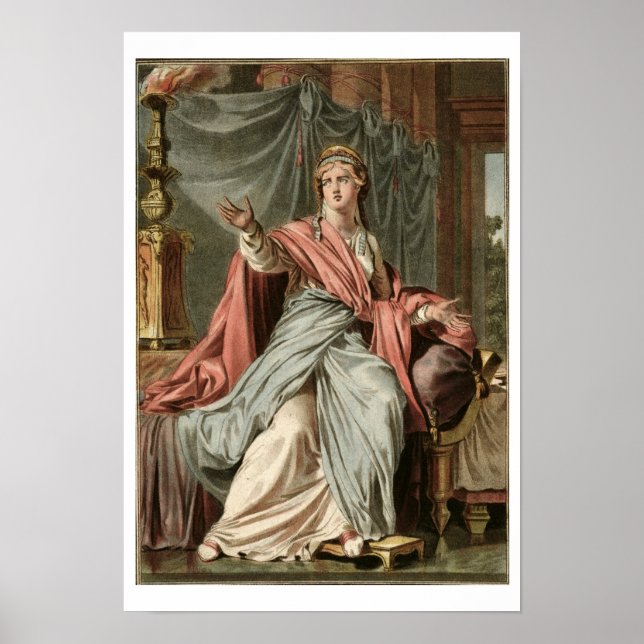 Esther, costume for 'Esther' by Jean Racine, from Poster (Front)