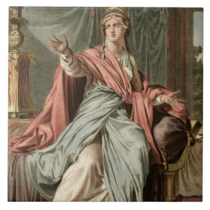 Esther, costume for 'Esther' by Jean Racine, from Tile