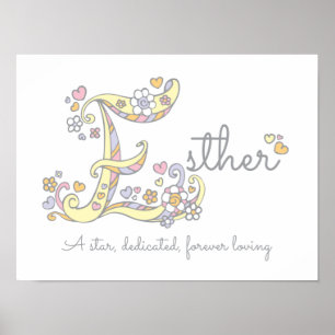 Esther girls nom signifiant affiche