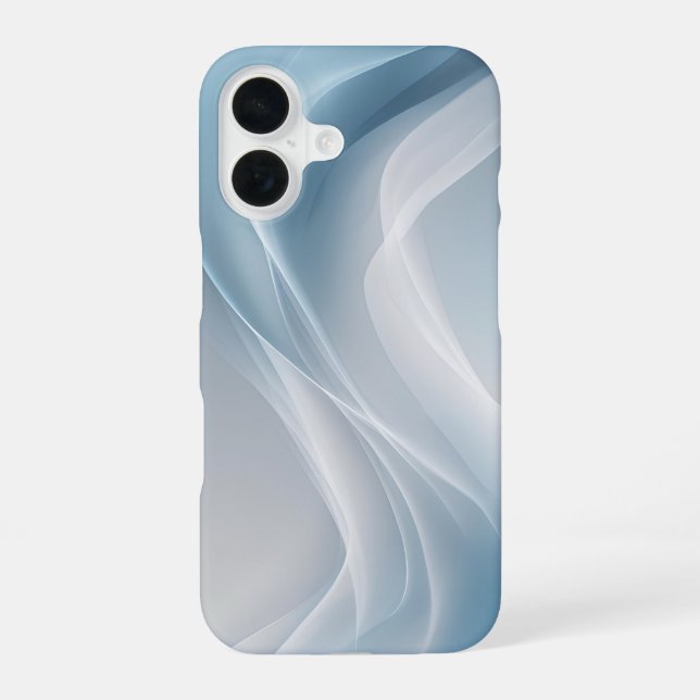 🎨 "Esthetic Smoke Flow"  iPhone 16 Case (Back)