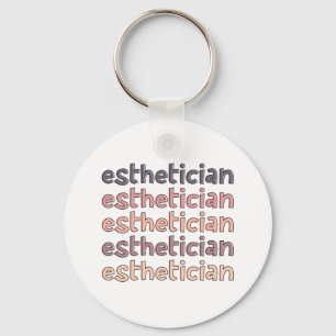 Esthetician Cosmetologist Beautician Cute Keychain