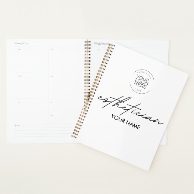 Esthetician Notebook - Personalized Gift Planner (Display)
