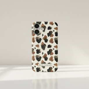 Esthétique moderne neutre de vache en chocolat imp
