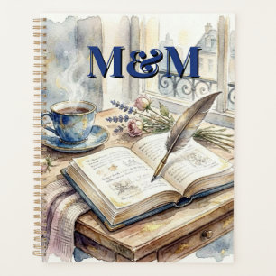 Esthétique Poète, Monogramme Aquarelle Fantaisie O