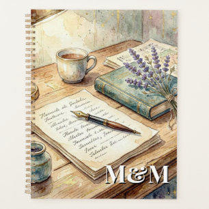 Esthétique Poète, Monogramme Aquarelle Fantaisie O