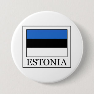 Estonia 3 Inch Round Button