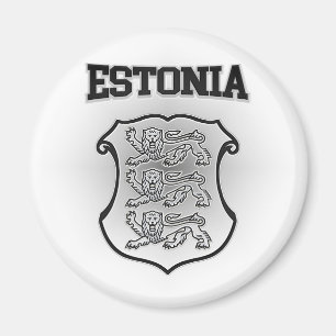 Estonia Coat of Arms Magnet