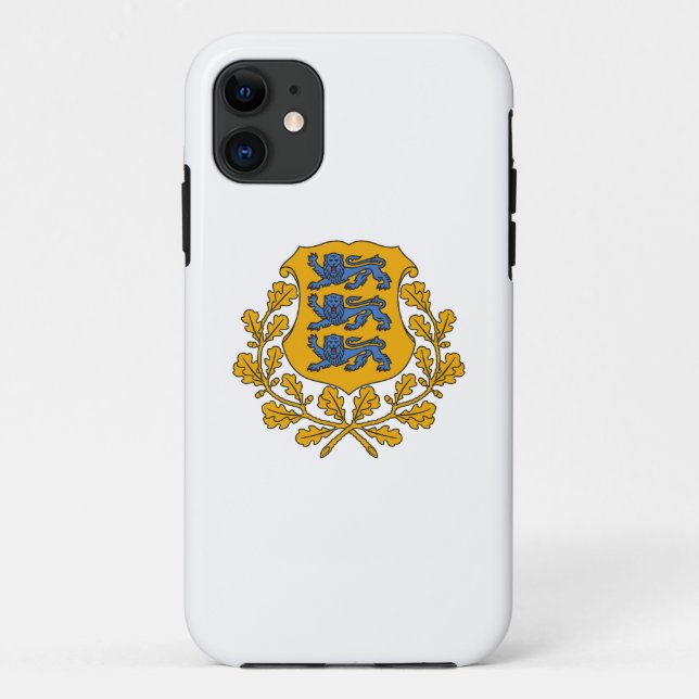 Estonia country coat arms symbol emblem flag Case-Mate iPhone case (Back)