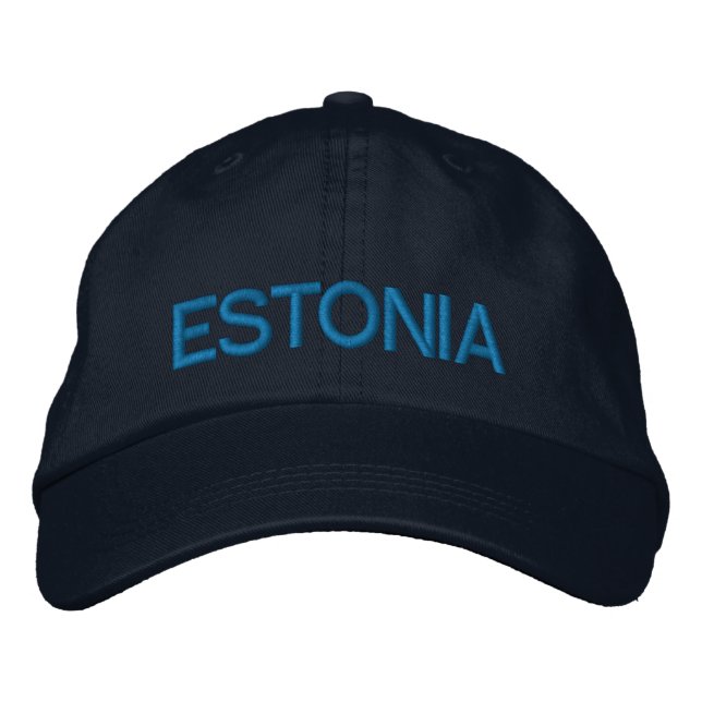 Estonia Customized Hat  Eesti Kohandatud müts (Front)