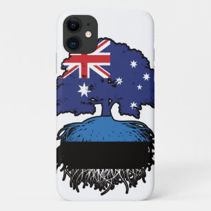 Estonia Estonian Australian Australia Tree Roots iPhone 11 Case