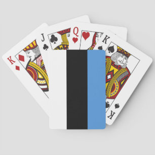 Estonia (Estonian) Flag Playing Cards