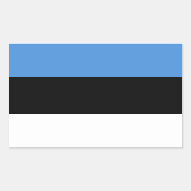Estonia/Estonian Flag Sticker (Front)
