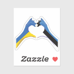 Estonia Estonian Ukraine Ukrainian Love Heart