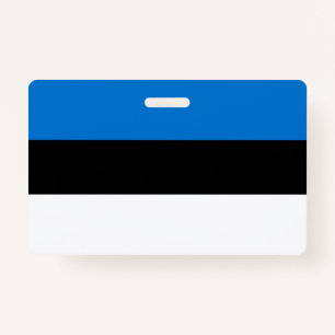 Estonia flag badge
