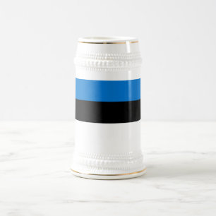 Estonia Flag Beer Stein