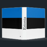 Estonia Flag Binder<br><div class="desc">Patriotic flag of Estonia.</div>