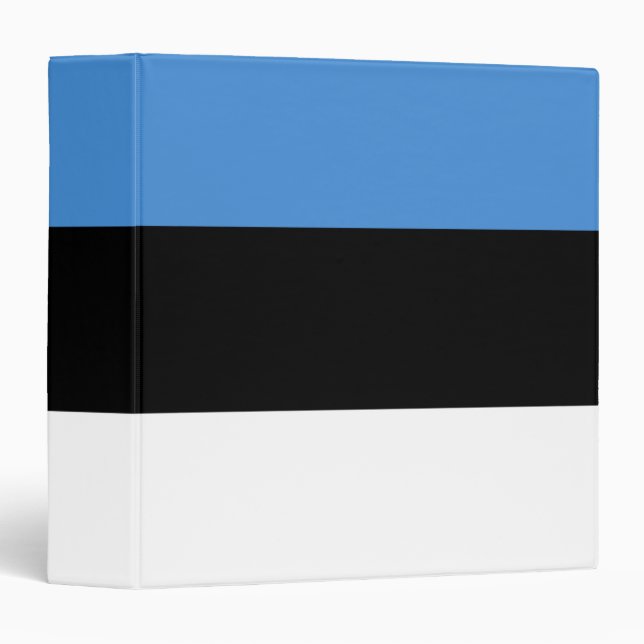 Estonia Flag Binder (Front/Spine)