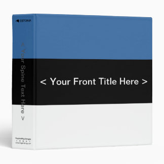 Estonia Flag Binder